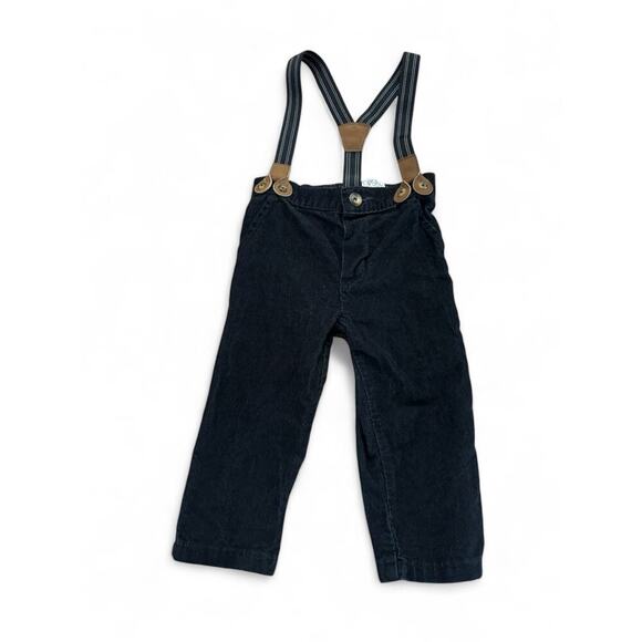 Carter's/Jumping Beans Outfit Overalls Button Down Sweater 12M - Picture 3 of 12